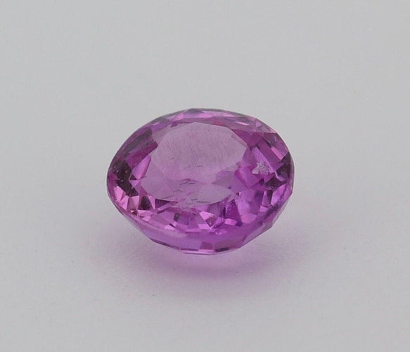 Gemstone Saphir rose non chauffée 0.84cts 58 Facettes 153