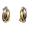 Boucles d'oreilles Boucles d'oreilles Cartier, "Trinity", trois ors, grand modèle 58 Facettes 30797