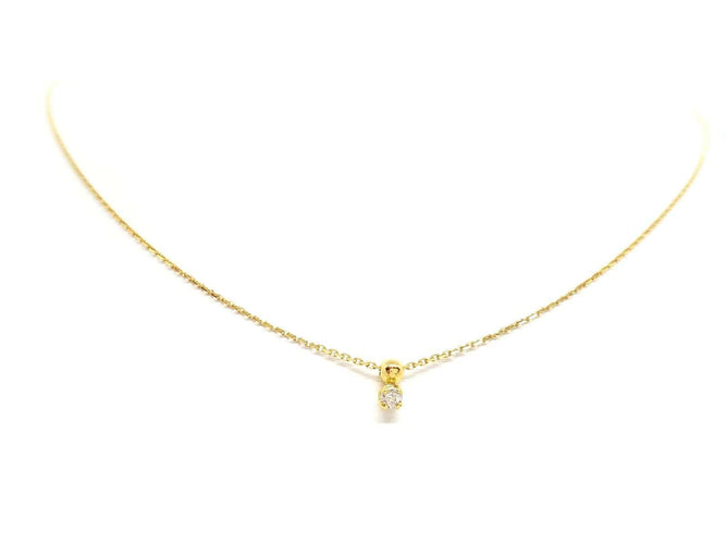 Collier Collier Chaîne + pendentif Or jaune Diamant 58 Facettes 579127RV