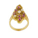 Ring Ring with rubies and diamonds 58 Facettes 27366