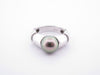 Ring 49 MAUBOUSSIN nadja ring in 18k white gold 8.2gr & tahitian pearl 58 Facettes 257825