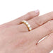 Ring 48 Alliance yellow gold, diamonds. 58 Facettes 32605