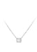 DINH VAN Le Cube Diamant PM Necklace in 750/1000 White Gold 58 Facettes 61970-57746