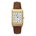 Watch Jaeger-Lecoultre watch, "Reverso", yellow gold and leather. 58 Facettes 32116