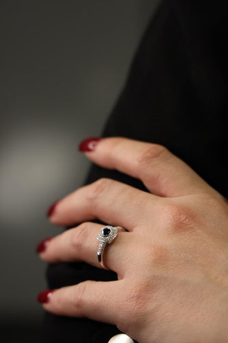 Bague 52 Bague Or blanc Saphir 58 Facettes 2110882CN