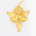 Brooch Antique lily brooch in matte gold and pearl 58 Facettes 22-152