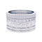 Bague 57 Bague Boucheron, "Quatre Radiant Edition", or blanc, diamants. 58 Facettes 32691