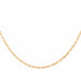 Necklace Cable link necklace Yellow gold 58 Facettes 2303217CN