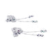 Boucles d'oreilles Boucles d'oreilles Cartier, "Caresse d'Orchidée", or blanc, diamants, pierres de couleur. 58 Facettes 33023