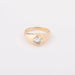 Ring Yellow gold diamond solitaire ring 58 Facettes