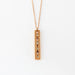 DINH VAN necklace - Pulse pendant chain in pink gold and diamonds 58 Facettes