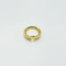 Bague 52 Bague Kim Buck en Or jaune, citrine cabochon 58 Facettes 1