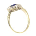 Bague 59 Bague diamant et saphir bleu 58 Facettes 21097-0172