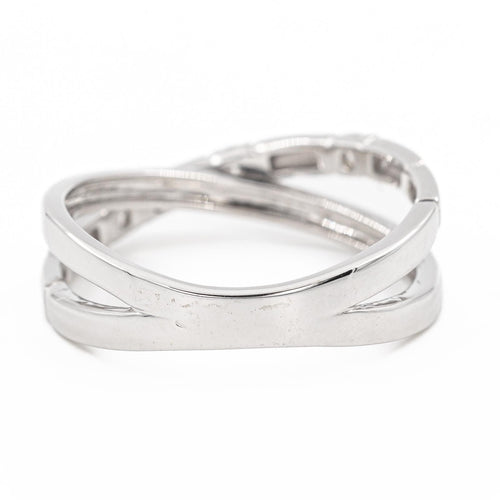 Bague 54 Bague Or blanc Diamant 58 Facettes 2172956CN