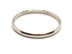 Bague 65 Bague Alliance Or blanc 58 Facettes 1178335CD