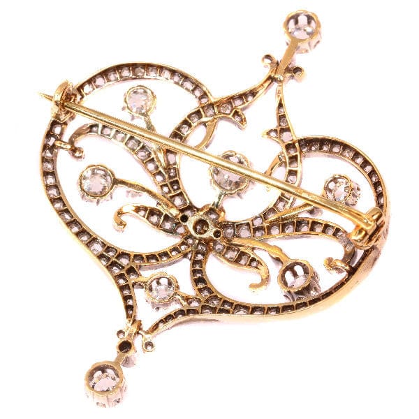 Broche Broche diamant Belle Epoque 58 Facettes 18233-0019