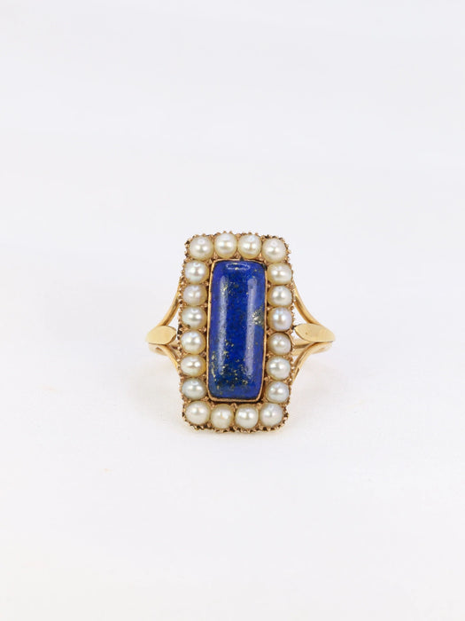 Bague Bague Lapis-lazuli Perles fines 58 Facettes 837