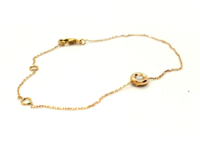 Bracelet Bracelet Or rose Diamant 58 Facettes 579016RV