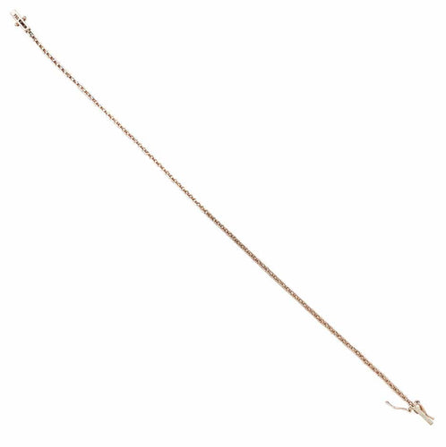 Bracelet Bracelet ligne diamants et or rose. 58 Facettes 30802