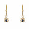 Boucles d'oreilles Boucles d'oreilles d'occasion saphir diamants 58 Facettes 21-679