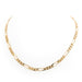 Necklace Figaro mesh necklace Yellow gold 58 Facettes 1963710CN