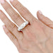 Ring 64 Bangle ring set with an emerald-cut diamond. 58 Facettes 32553