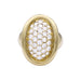 Ring 52 Cartier ring, “Baignoire”, yellow gold, diamonds. 58 Facettes 33058