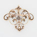 Brooch Old fleur-de-lis diamond brooch 58 Facettes 11-108