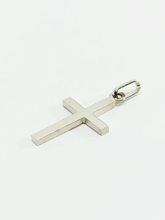 Pendentif Pendentif Croix En Or Blanc 58 Facettes