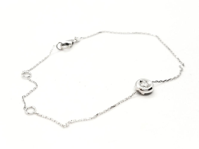 Bracelet Bracelet Or blanc Diamant 58 Facettes 579002RV