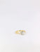 Ring 50 Old Solitaire Yellow Gold Platinum Diamond 58 Facettes J218BIS