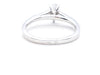Ring 53 Solitaire Ring White Gold Diamond 58 Facettes 578717RV