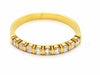 Ring 55 Alliance Ring Yellow Gold Diamond 58 Facettes 06336CD