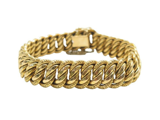 American mesh bracelet bracelet 18k yellow gold 58 Facettes 257253