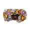 Bague 59 Bague Bandeau Or jaune Grenat 58 Facettes 2819766CN
