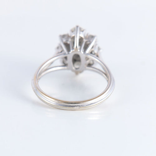 Bague Bague Pompadour, diamants 58 Facettes