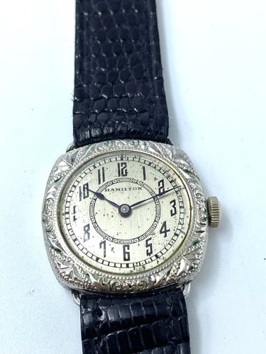 Montre Montre Coussin Hamilton, 1927 58 Facettes