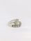 Bague 54 Bague tank Or blanc Platine Diamants 58 Facettes J162