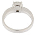 Bague 56 Bague solitaire en or blanc avec diamant 58 Facettes G3305