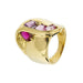 Bague 52 Bague large saphirs roses et rubis 58 Facettes 33533