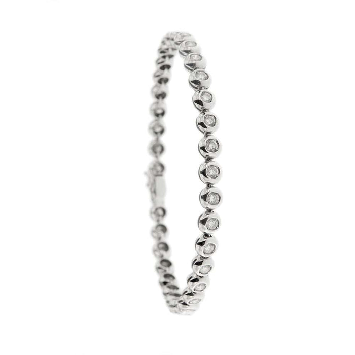 Bracelet Bracelet tennis avec diamants de 2,88 ct 58 Facettes 8868