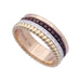 Ring 54 Boucheron ring, “Quatre Classique Small”, 3 golds, PVD and diamonds. 58 Facettes 33300