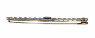 Brooch Art Deco diamond and onyx bar brooch 58 Facettes 22167-0003