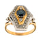 Bague 61 Bague saphir et diamants 58 Facettes 13103