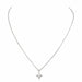Platinum Diamond Pendant Necklace 58 Facettes 1680618CN