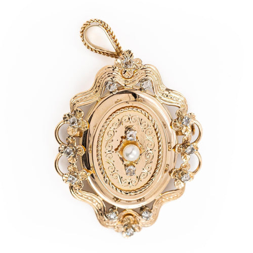 Pendentif Pendentif Napoléon II Or jaune Perle 58 Facettes 2130437CN