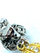 Collier Ensemble collier et boucles d'oreilles pendantes 2 Ors Perle Diamant 58 Facettes
