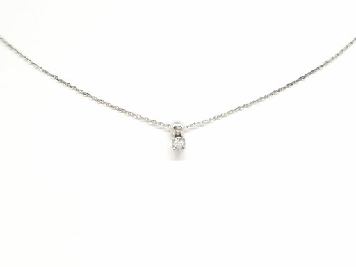 Collier Collier Chaîne + pendentif Or blanc Diamant 58 Facettes 579128RV