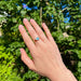 Ring Blue Topaz & Diamond Ring 58 Facettes BAG0126