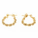 Boucles d'oreilles Boucles d'oreilles Maille torsadée Or jaune 58 Facettes 2283335CN